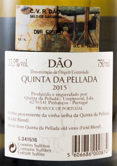 2015 Quinta da Pellada Primus branco
