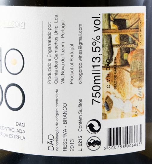 2013 Olho Gordo Reserva branco
