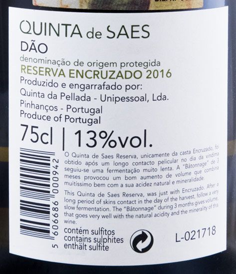 2016 Quinta de Saes Encruzado branco