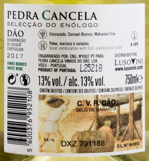 2017 Pedra Cancela Seleção do Enólogo white