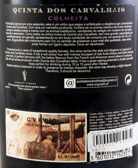 2004 Quinta dos Carvalhais Colheita tinto