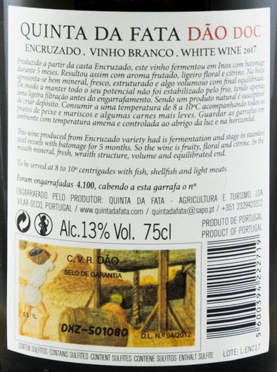 2017 Quinta da Fata Encruzado branco