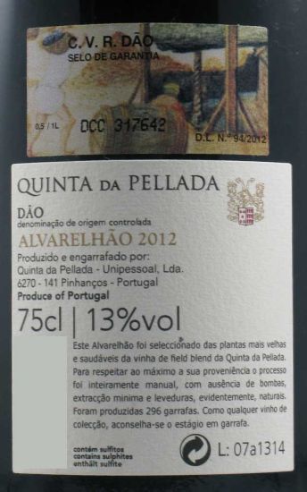 2012 Quinta da Pellada Alvarelhão tinto