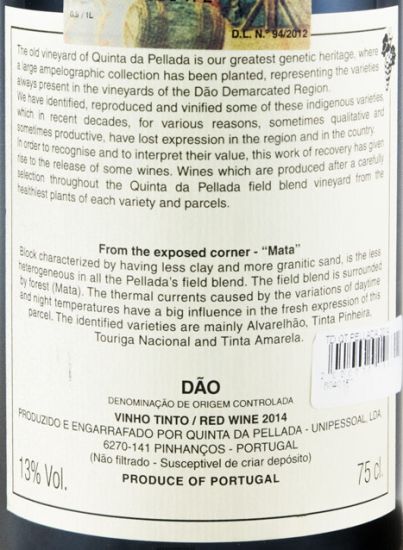 2014 Quinta da Pellada tinto