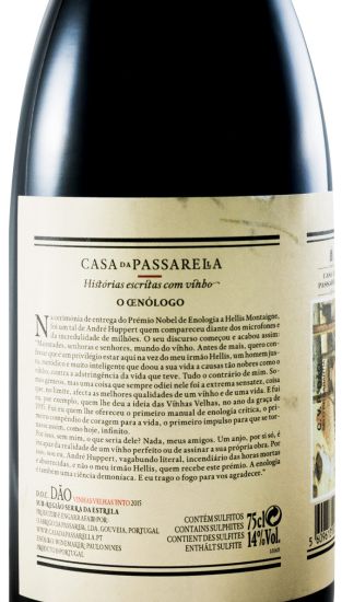 2015 Casa da Passarella O Oenólogo Vinhas Velhas tinto