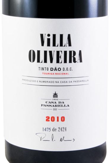 2010 Casa da Passarella Villa Oliveira tinto