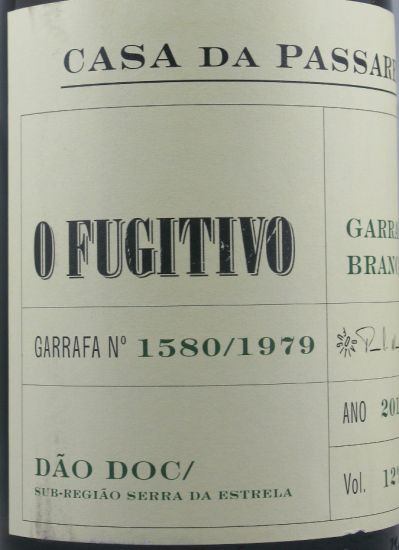 2013 Casa da Passarella O Fugitivo Garrafeira branco