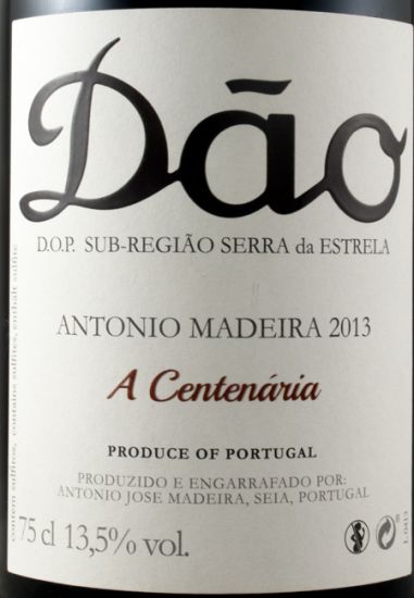 2013 António Madeira Centenária tinto