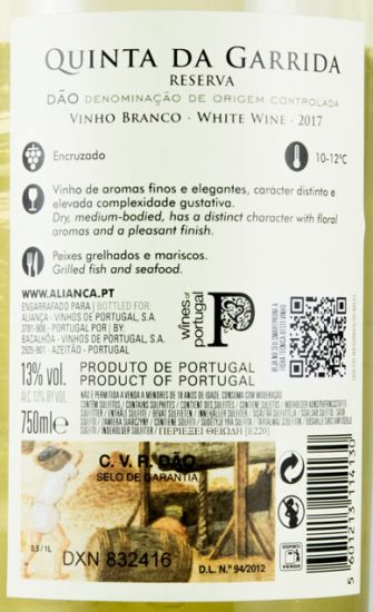 2017 Quinta da Garrida Encruzado branco