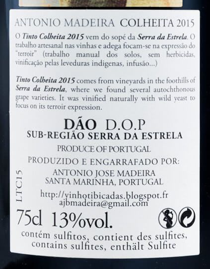 2015 António Madeira tinto