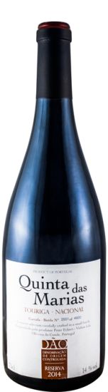 2014 Quinta das Marias Touriga Nacional tinto