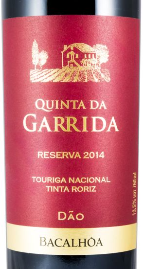 2014 Quinta da Garrida Reserva red