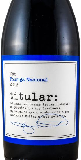 2013 Titular Touriga Nacional red
