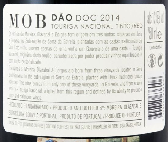 2014 Moreira, Olazabal & Borges MOB Touriga Nacional tinto