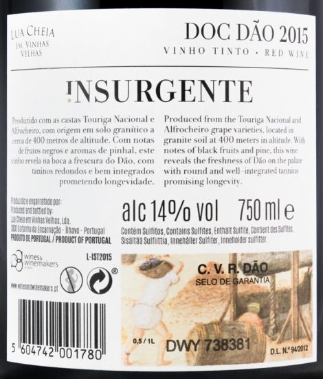 2015 Insurgente tinto