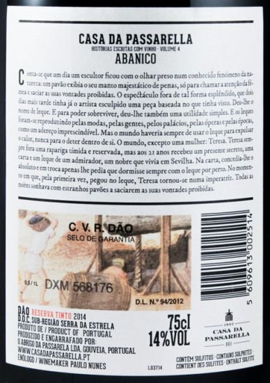 2014 Casa da Passarella Abanico Reserva tinto