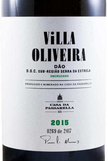 2015 Casa da Passarella Villa Oliveira Encruzado branco