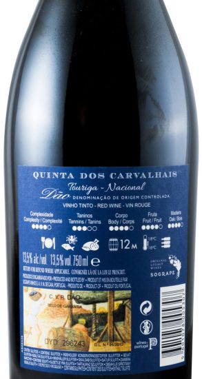 2017 Quinta dos Carvalhais Touriga Nacional red