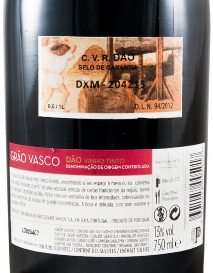 2017 Grão Vasco red