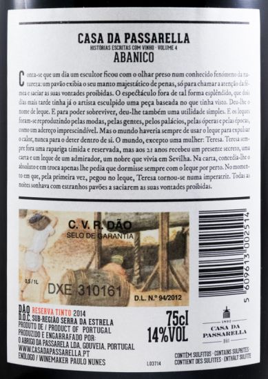 2015 Casa da Passarella Abanico Reserva tinto