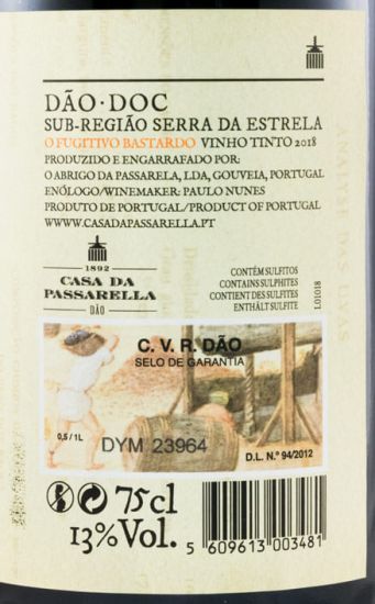 2018 Casa da Passarella O Fugitivo Bastardo red