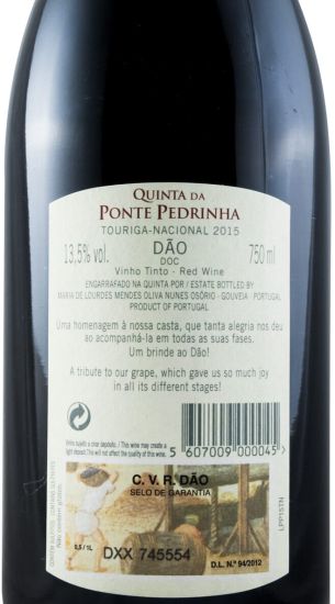 2015 Quinta da Ponte Pedrinha Touriga Nacional tinto