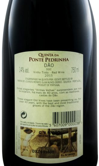 2015 Quinta da Ponte Pedrinha Vinhas Velhas tinto