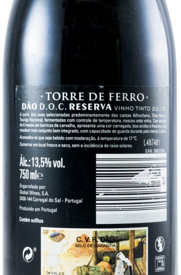 2015 Torre de Ferro Reserva tinto