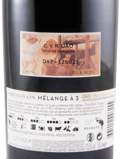2018 Quinta dos Carvalhais Mélange à 3 tinto