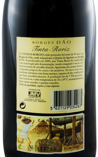 2000 Borges Tinta Roriz red