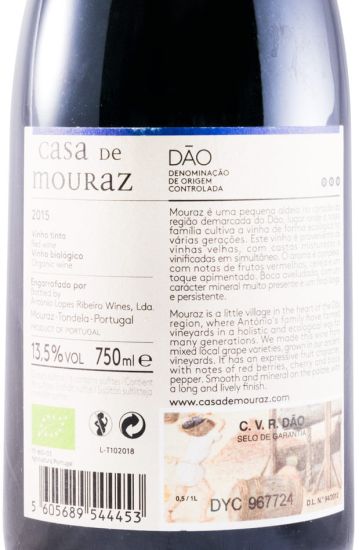 2015 Casa de Mouraz organic red