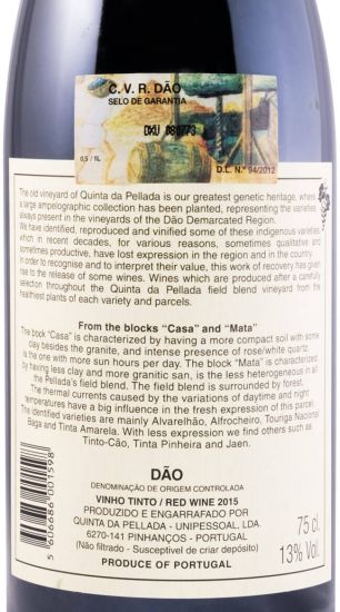 2015 Quinta da Pellada red