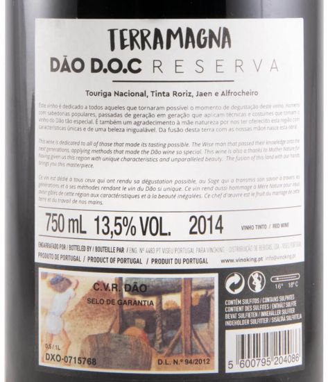 2014 Terra Magna Reserva red