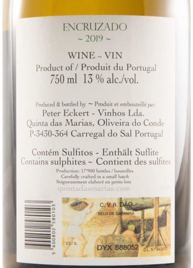 2019 Quinta das Marias Encruzado branco