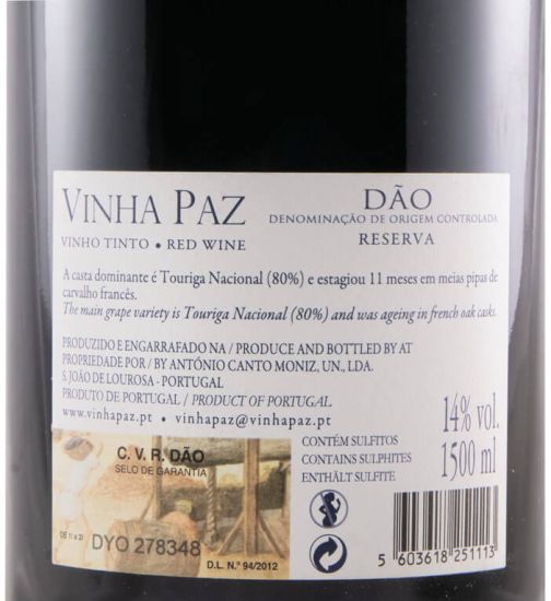 2016 Vinha Paz Reserva red 1.5L