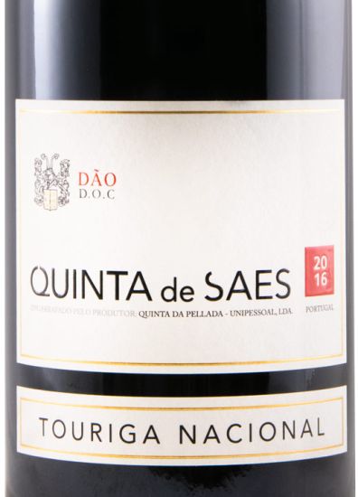 2016 Quinta de Saes Caniças Touriga Nacional red
