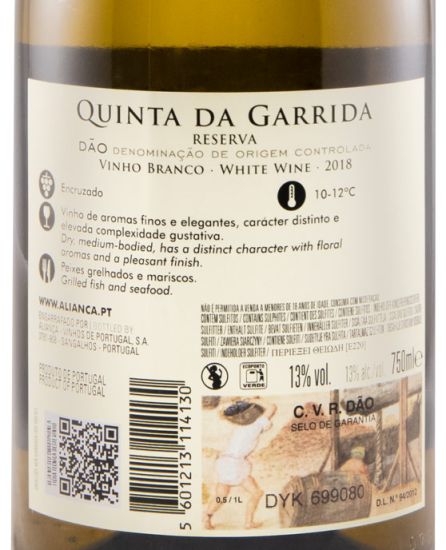 2018 Quinta da Garrida Encruzado branco