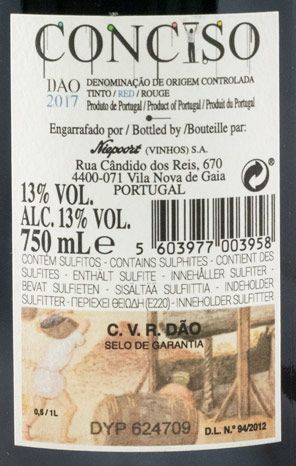 2017 Niepoort Conciso tinto