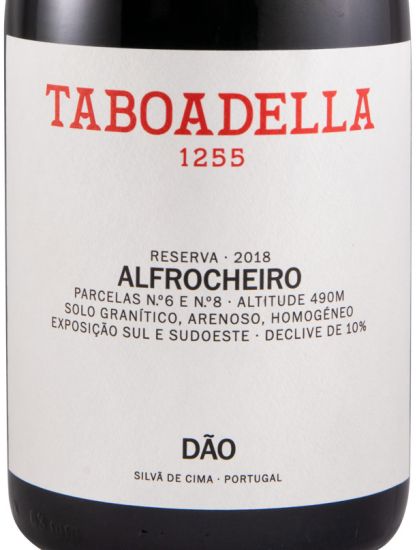 2018 Taboadella Alfrocheiro Reserva tinto