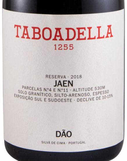 2018 Taboadella Jaen Reserva tinto