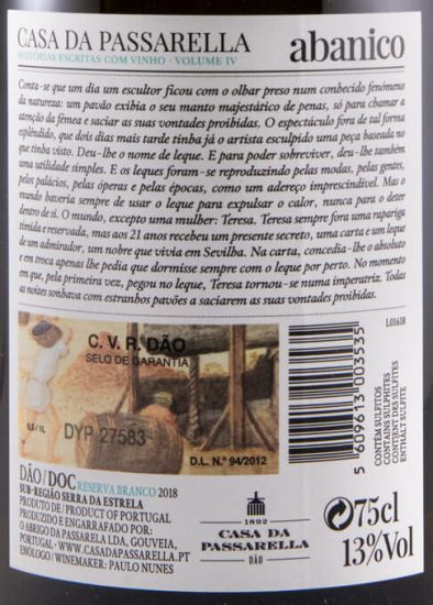 2018 Casa da Passarella Abanico Reserva white