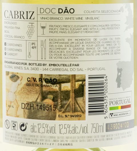 2019 Cabriz Colheita Seleccionada white