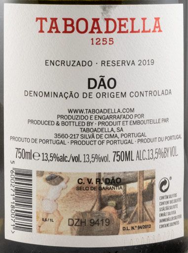 2019 Taboadella Encruzado Reserva branco