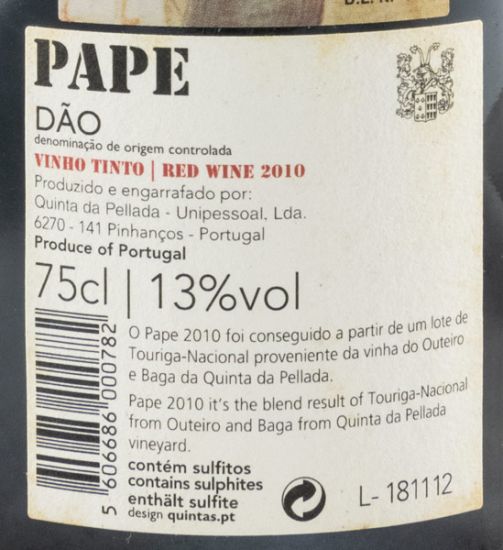 2010 Quinta da Pellada Pape tinto