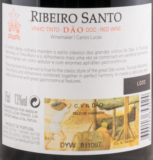 2019 Ribeiro Santo red