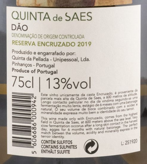 2019 Quinta de Saes Encruzado white