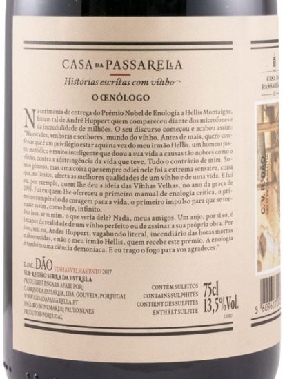 2017 Casa da Passarella O Oenólogo Vinhas Velhas tinto