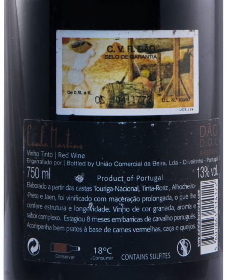 2006 Cunha Martins Reserva tinto