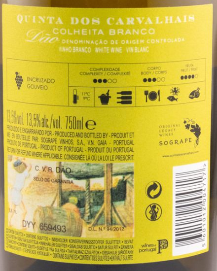 2019 Quinta dos Carvalhais Colheita white