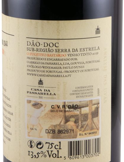 2019 Casa da Passarella O Fugitivo Bastardo tinto